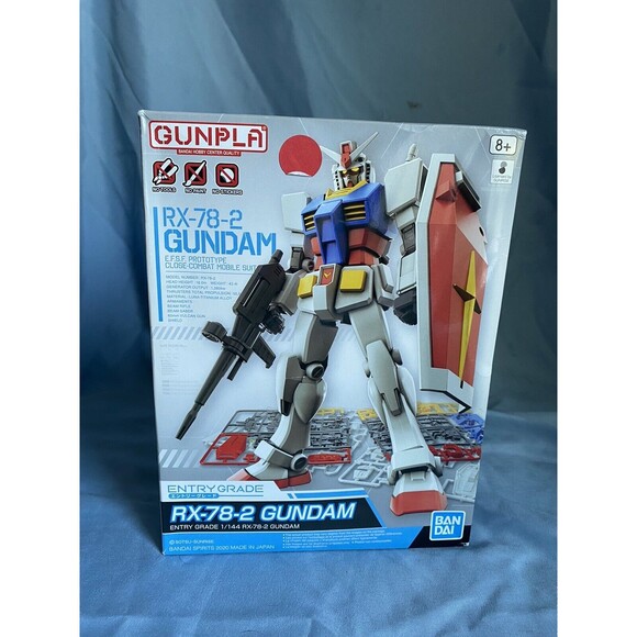 ⚡️Bandai Entry Grade RX-78-2 Gundam Model Kit 1/144 Gunpla - Picture 1 of 4